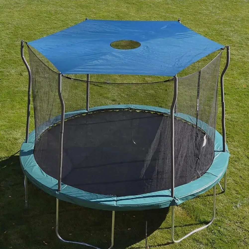for 6ft 8ft 10ft 12ft 14ft 16ft Trampoline,Round Trampoline Outdoor Sports Accessories Sun Shade Tent Top Cover,Tent Only