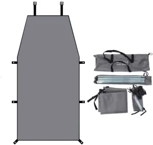 for MG 3/3 (AU)/ (ME)/4/4 (CN)/5 (CN)/5 (ME)/5 EV/HS/Midget Camping Tarpaulin Car Awning Waterproof Hammock Rainproof Sunshade Rainproof Awning Outdoor,B Grey-M