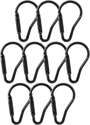 Fusion Climb Prima Alumn Auto Lock Ladder Hook Carabiner(10P)