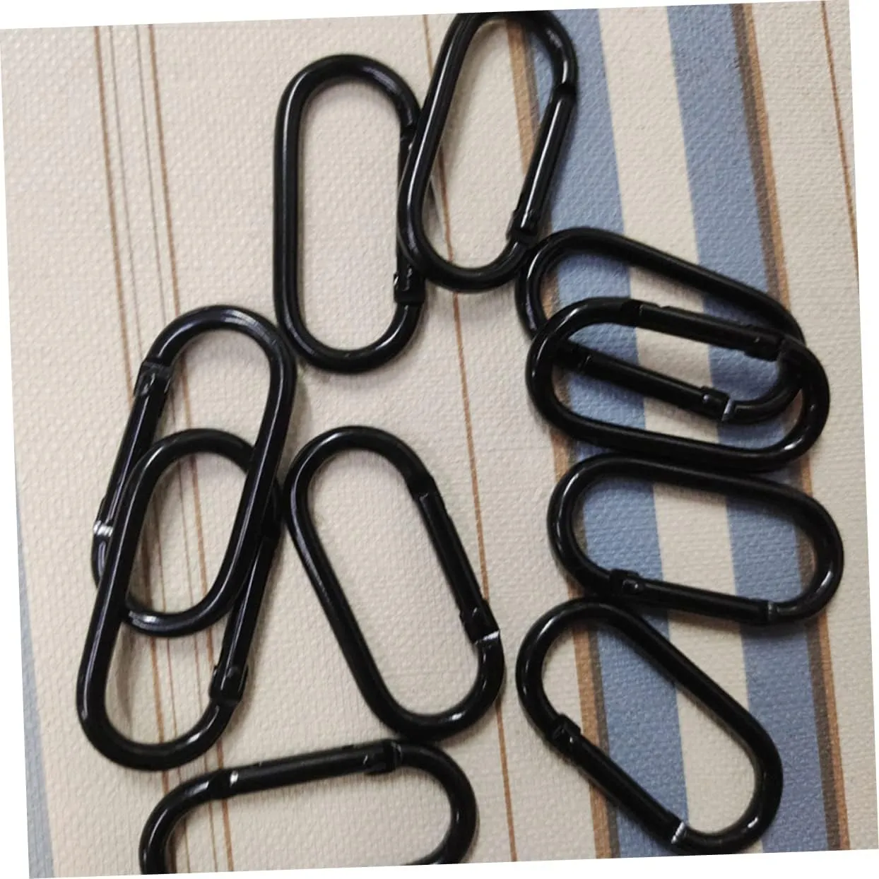 GALPADA Safety Locking Carabiner Large Hiking Climbing Key Camping Mountaineering Buckles Link Mountaineering