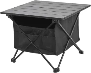 GANAZONO Folding Camping Beach Table with Outdoor Storage Pouch Compact Tailgating Table for Picnic BBQ and Assembly Portable Design for Friends and Family