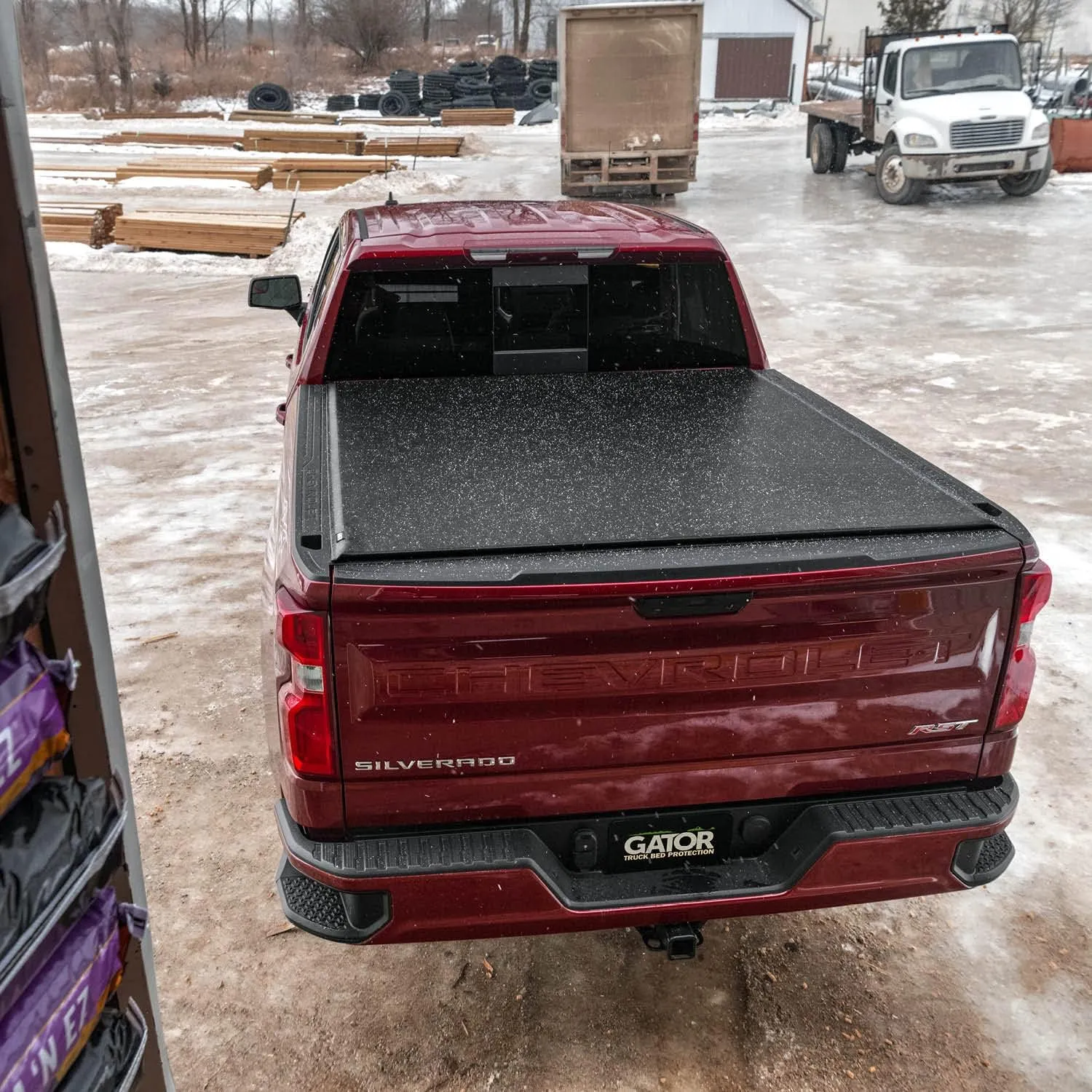 Gator ETX Soft Roll Up Truck Bed Tonneau Cover | 53108 | Fits 2007 - 2013 Chevy/GMC Silverado/Sierra 8' 2" Bed (97.6")