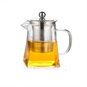 Glass Teapot With Stainless Steel Infuser Heating Vessel Teapot