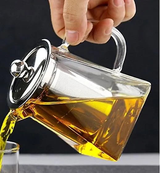 Glass Teapot With Stainless Steel Infuser Heating Vessel Teapot