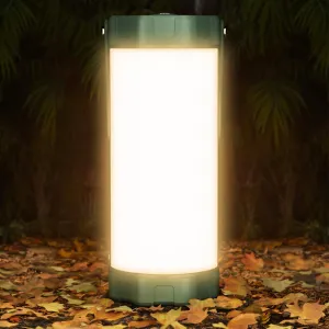 Glocusent Camping Lantern Rechargeable, Up to 80Hrs, 5000mAh 106 LED Lantern with 5 Brightness 3 Modes & SOS, IP68 Waterproof, Max 1200LM, Camping Light for Power Outages Hiking Emergency Hurricane