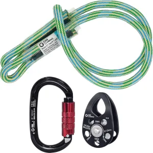 GM CLIMBING Swing Cheek Micro Pulley 30kN CE UIAA Certified