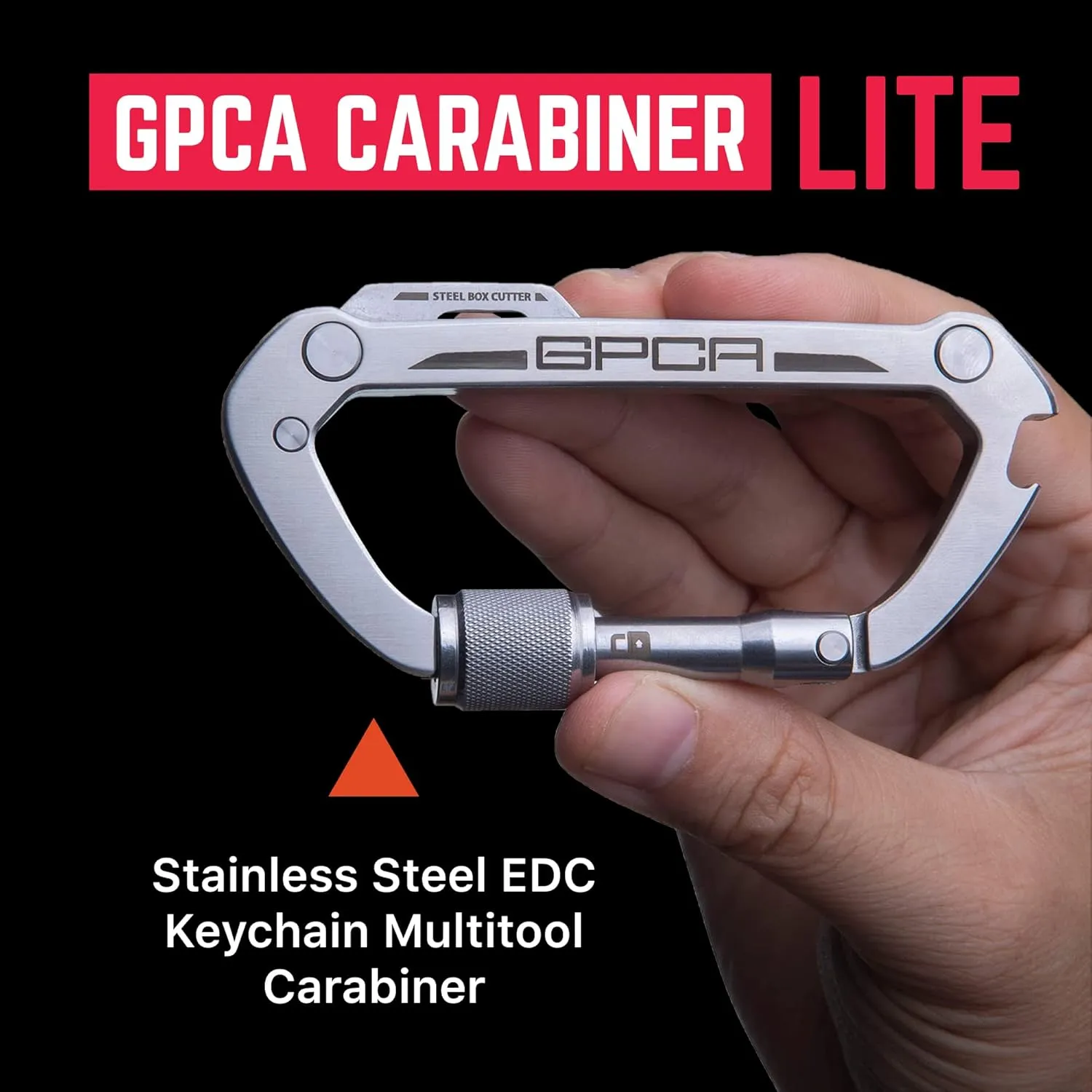 GPCA Carabiner Keychain Clip, Key Organizer, Key Ring, car Key Holder, Multi Tool EDC Gear with Bottle Opener