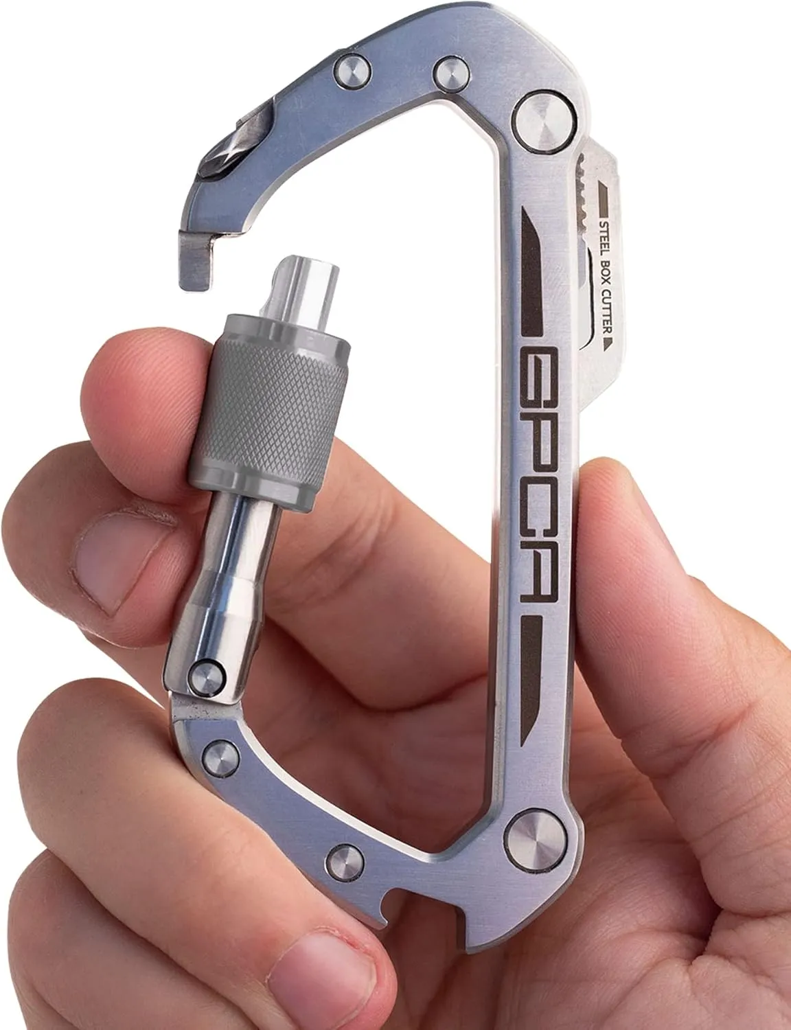 GPCA Carabiner Keychain Clip, Key Organizer, Key Ring, car Key Holder, Multi Tool EDC Gear with Bottle Opener