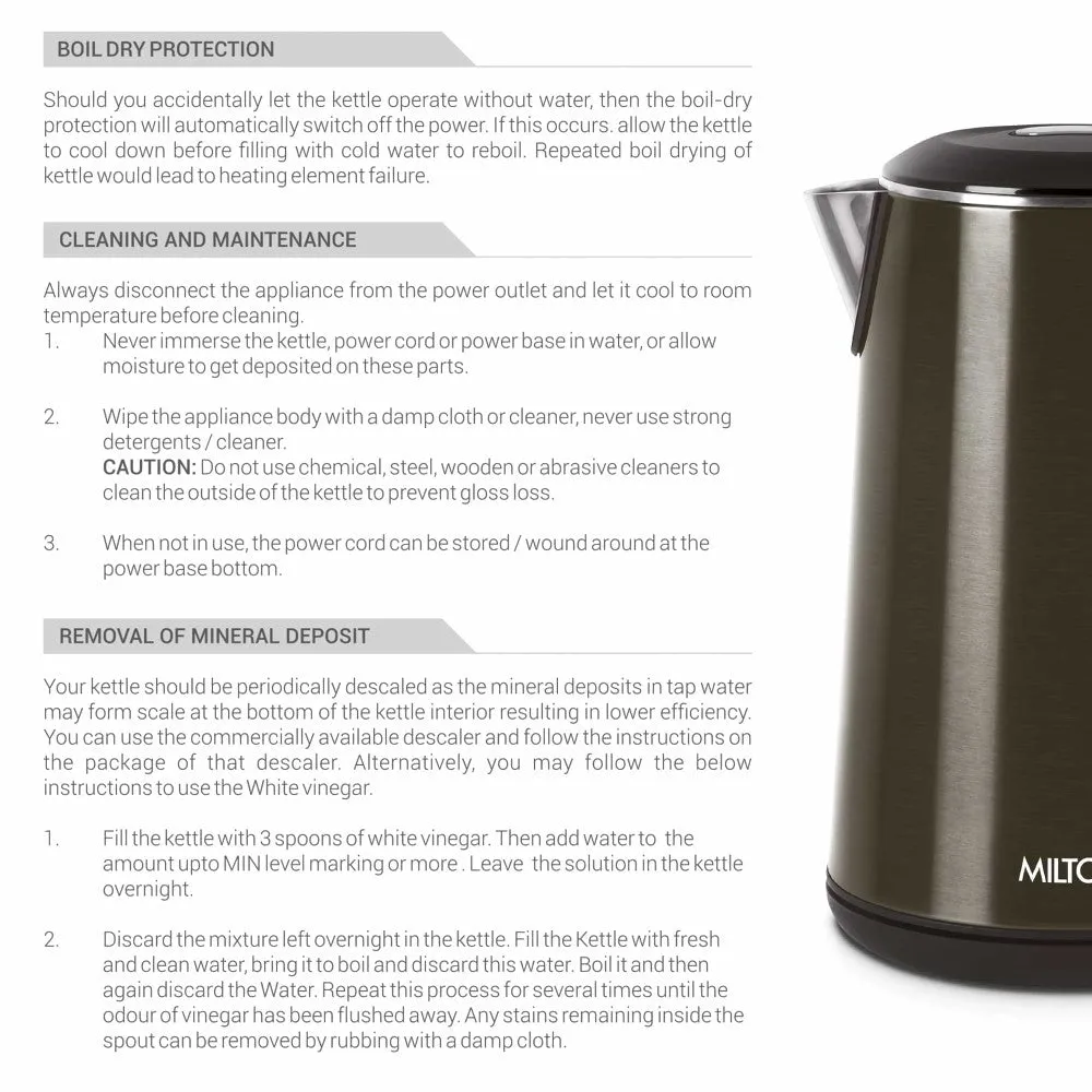Hagen Electric Kettle (Milton)