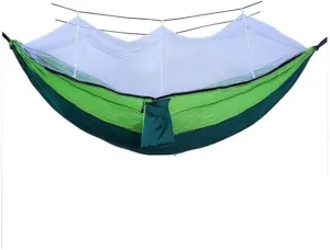 Hammock Outdoor Hammock with Mosquito Net Ultralight and Portable Supports Up to 300Kg Double Parachute Camping Hammocks with Tree Straps Outdoor Hammock