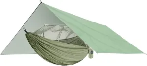 Hammock Outdoor Mosquito Net Hammock Anti-Mosquito Canopy Tent Set Waterproof Portable Sunshade Camping Outdoor Hammocks for Outside(Green,Small)