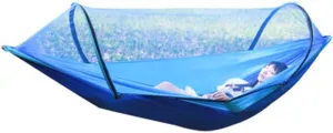 Hammock with Mosquito Net, Double Camping Hammocks Bug Net Waterproof Portable and Lightweight for Backpacking Hiking Travel Outdoor