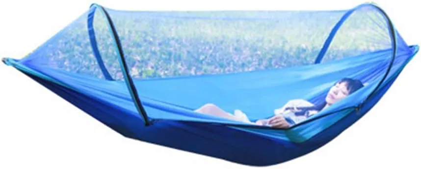 Hammock with Mosquito Net, Double Camping Hammocks Bug Net Waterproof Portable and Lightweight for Backpacking Hiking Travel Outdoor