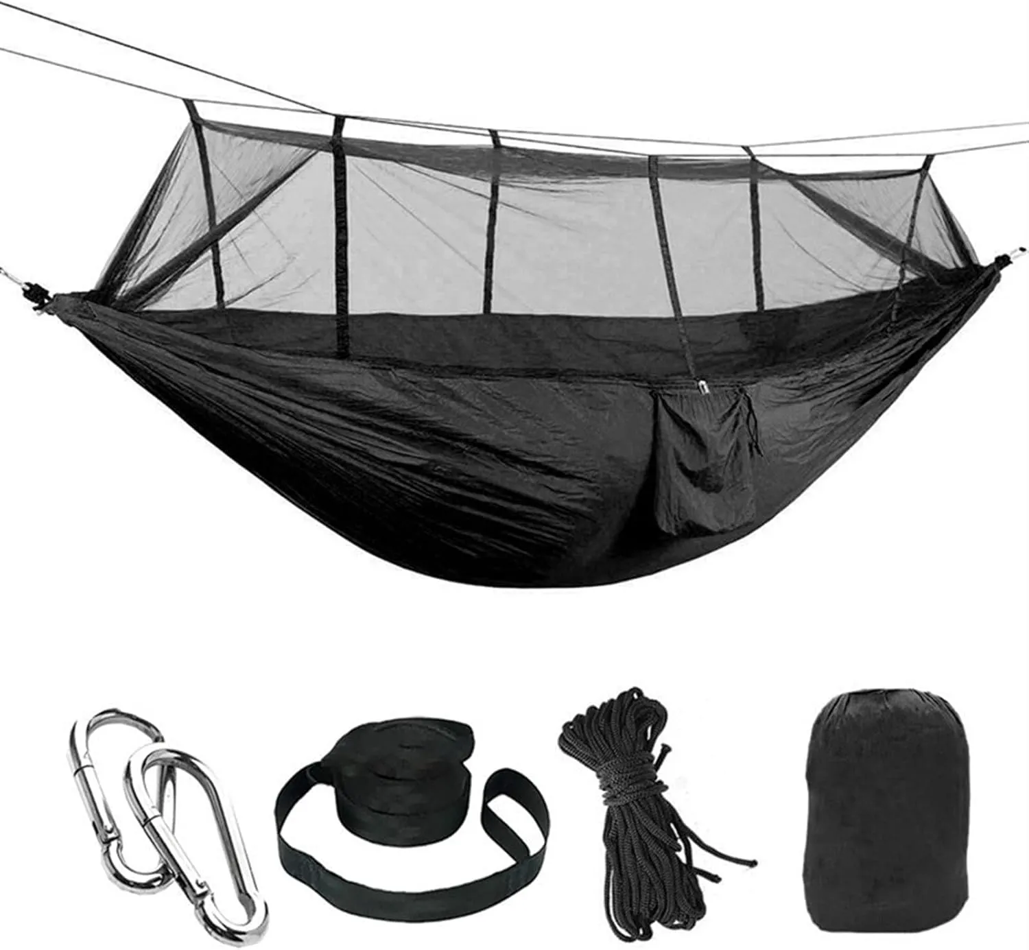 Hammocks Camping Hammock with Mosquito Net, Double Hammocks, Portable Hammocks for Backpacking, Travel, Beach, Backyard, Patio, Hiking