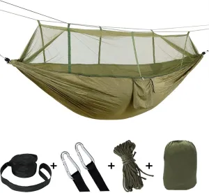 Hammocks Camping Hammock with Mosquito Net, Double Hammocks, Portable Hammocks for Backpacking, Travel, Beach, Backyard, Patio, Hiking