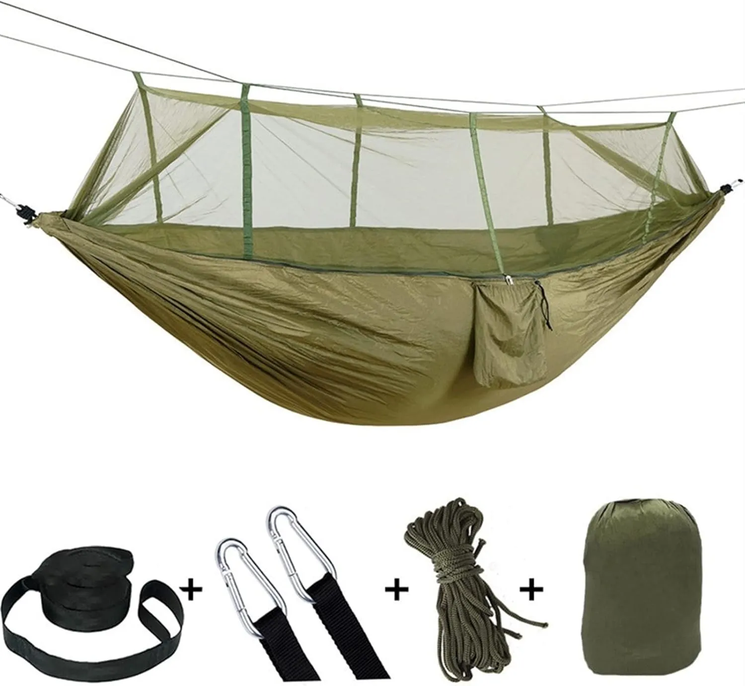 Hammocks Camping Hammock with Mosquito Net, Double Hammocks, Portable Hammocks for Backpacking, Travel, Beach, Backyard, Patio, Hiking