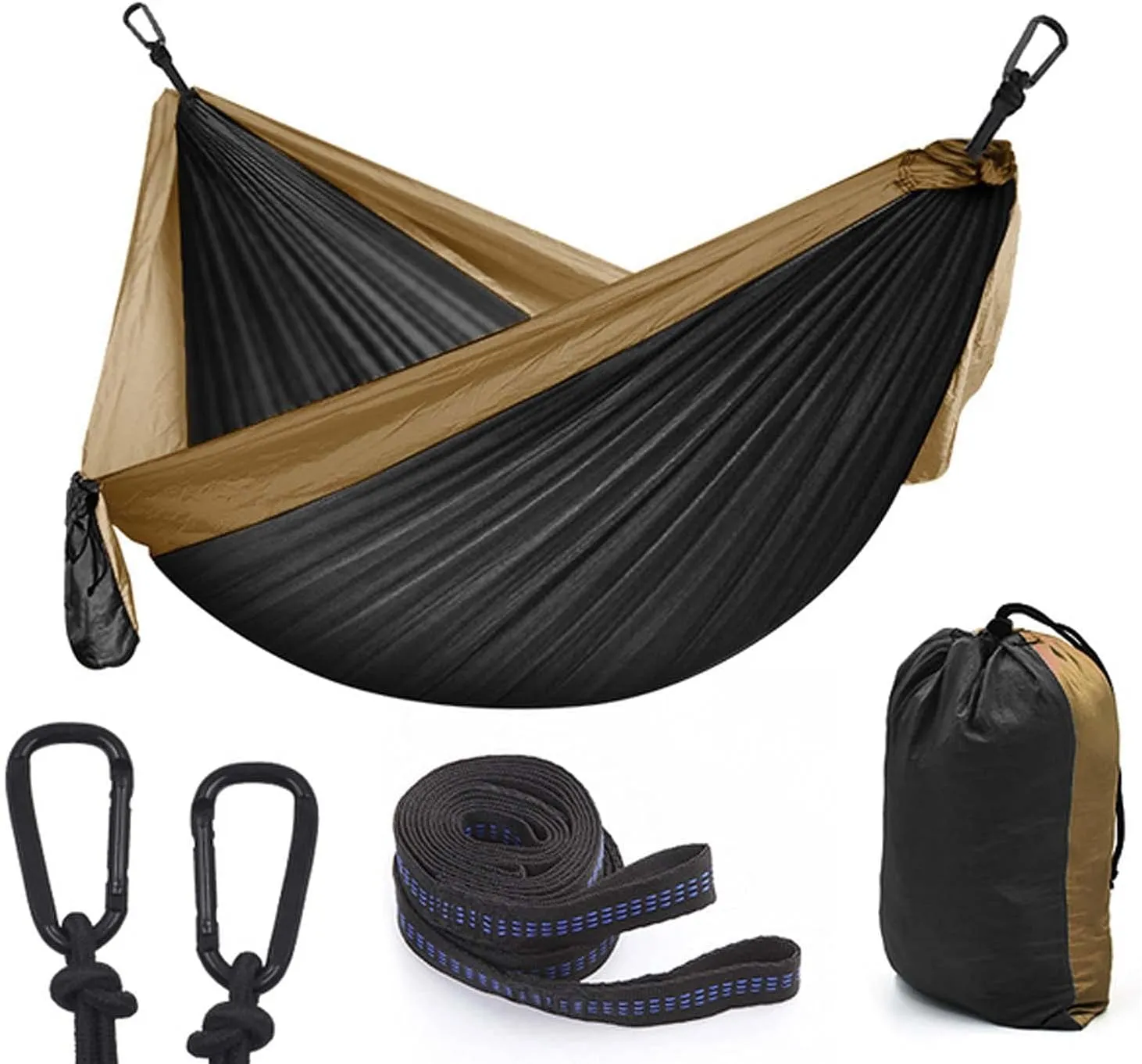 Hammocks for Outside 2 Person Heavy Duty, Hammocks for Trees Chair, Hammock Camping with Net, Quick Dry Hammock, for Backyard, Porch, Outdoor and Indoor Use