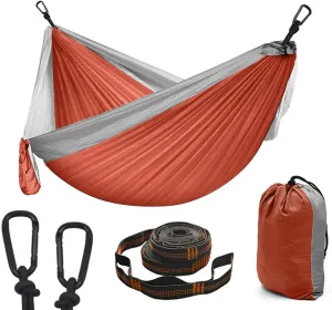 Hammocks for Outside 2 Person Heavy Duty, Hammocks for Trees Chair, Hammock Camping with Net, Quick Dry Hammock, for Backyard, Porch, Outdoor and Indoor Use