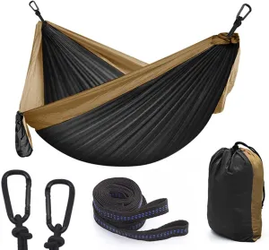 Hammocks for Outside 2 Person Heavy Duty, Hammocks for Trees Chair, Hammock Camping with Net, Quick Dry Hammock, for Backyard, Porch, Outdoor and Indoor Use