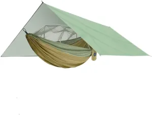 Hamock Outdoor Mosquito Net Hammock Anti-Mosquito Canopy Tent Set Waterproof Portable Sunshade Camping Outdoor Hanmock(Yellow,Small)