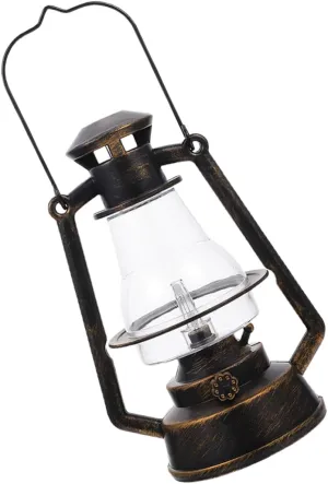 Handheld Camping Light Rechargeable Lantern for Outdoor Camping Lantern Solar Panel Vintage Tent Lamp Hiking Emergency