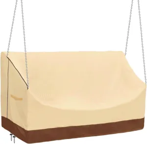 Hanging Porch Swing Cover 63Inch Waterproof Hanging Outdoor Swing Cover Garden Hammock Swing Chair Cover