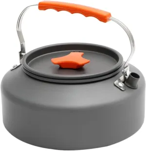 Happyyami Compact Lightweight Outdoor Camping Kettle Durable Boiling Kettle for Tea and Coffee Heat Insulated Design for Picnics and Travel