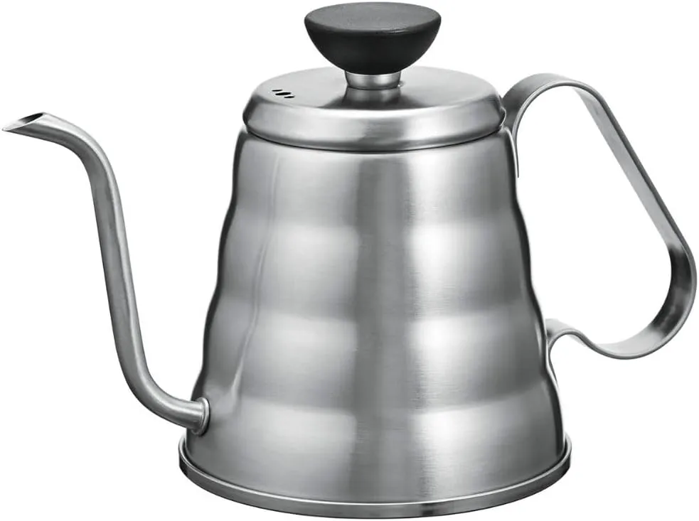 Hario Outdoor V60 Buono Metal Drip Kettle, 700ml, Silver