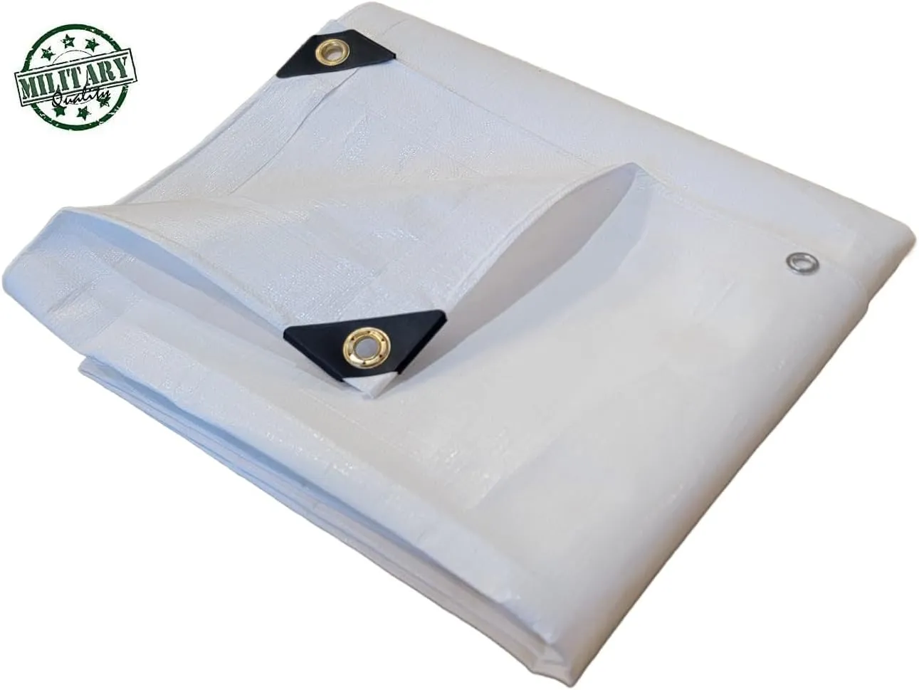 H.D. White Tarp Ultra Thick 16 Mil (Exact Sizes) (10' X 14')