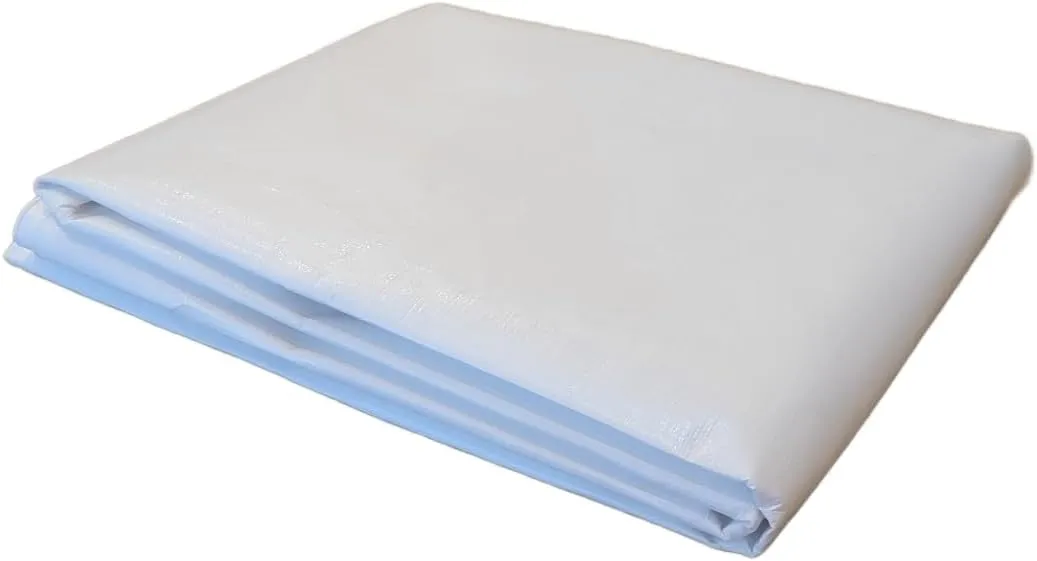 H.D. White Tarp Ultra Thick 16 Mil (Exact Sizes) (10' X 14')