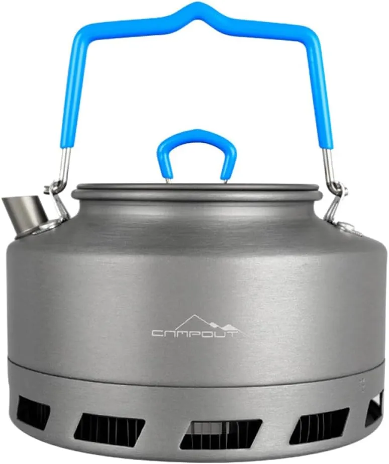 Heat Collecting Pot camping tea kettle Compact Tea Kettle Camping Backpacking Teapot portable tea kettle camping water jug portable kettle Boiling Teapot Outdoor Water Kettle/116