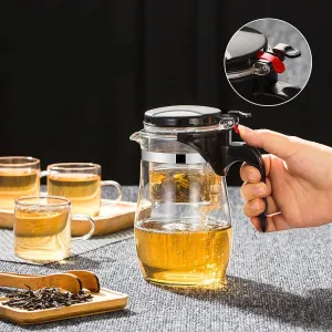 Heat Resistant Glass Teapot With Infuser 750ml