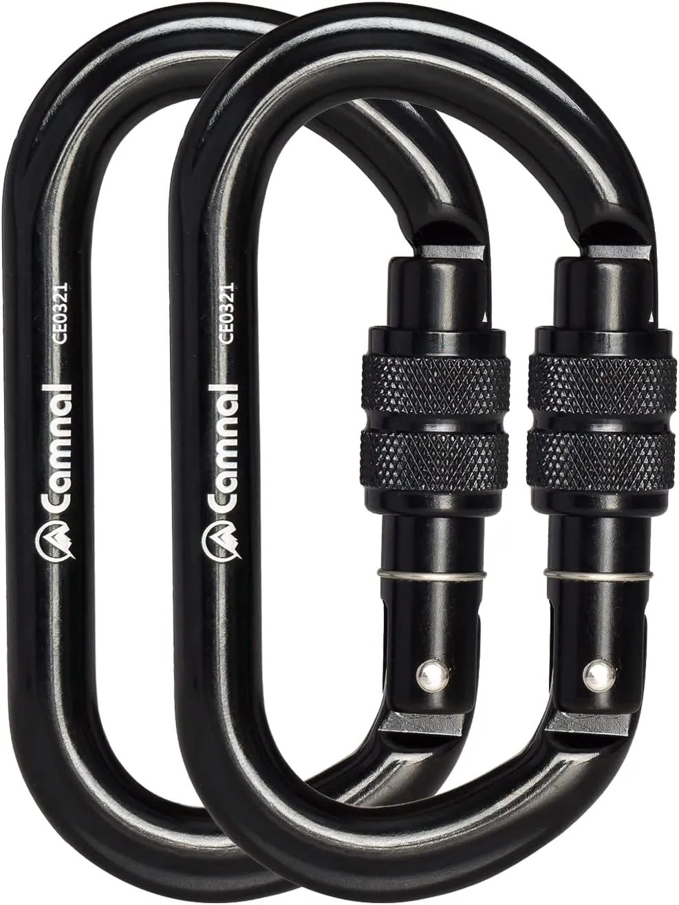 Heavy Duty Carabiner, 25kn(About 5620 lbs) Oval Carabiner Clip O-Shape Rock Climbing Carabiner Lightweight Caribeener for Climbing, Mountaineer, Aerial Work