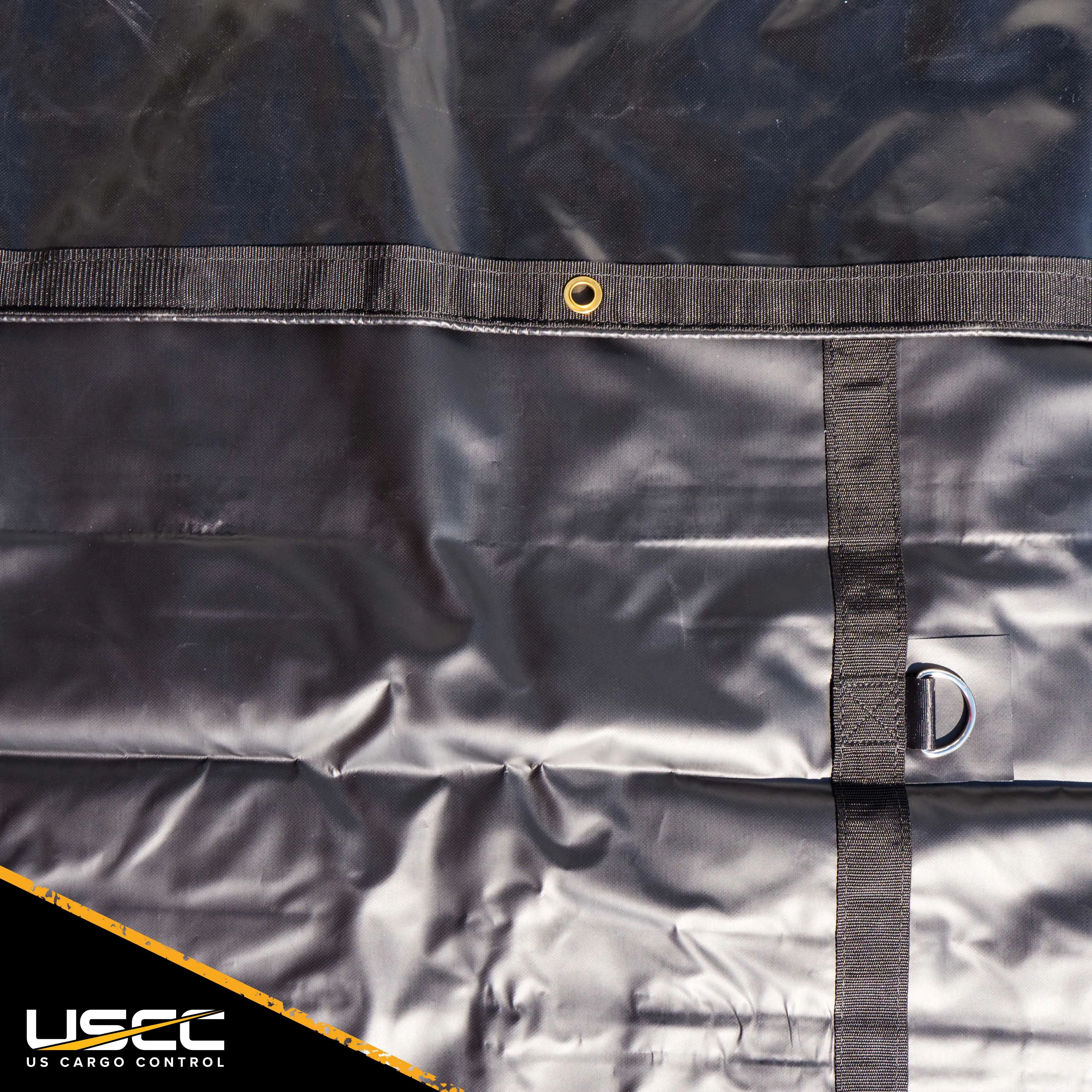 Heavy Duty Machinery Tarp - 20' x 20' - 18 oz. Black Tarp