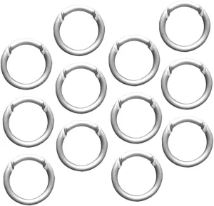 Heavy Duty Outdoor Carabiner Hooks Round Aluminum Alloy Climbing Buckles Multifunctional Key Chain