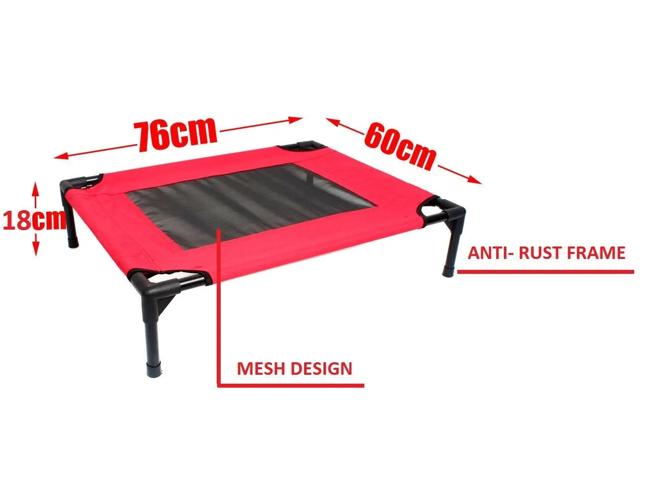 Heavy Duty Pet Dog Bed Trampoline Hammock Canvas *Green *3 Sizes