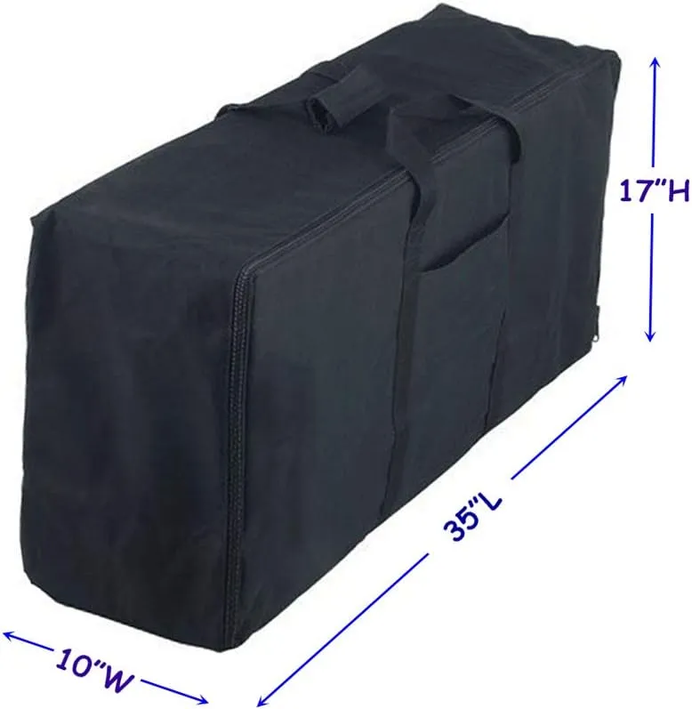 Heavy Duty Stove Carry Bag for Camp Chef Two Burner Cookers,Black