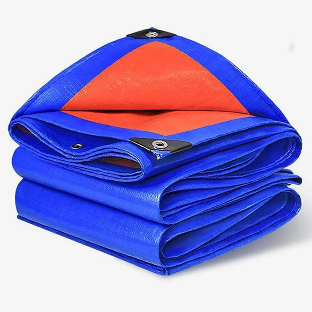 Heavy Duty Tarpaulin Waterproof Weatherproof, Tarps with Grommets Outdoor Garden Patio Curtain Sunscreen Tarpaulins, Heavy Duty Tarpaulin Cover, 3 * 7M