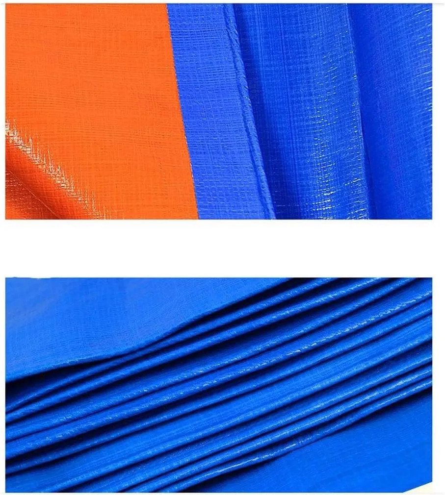 Heavy Duty Tarpaulin Waterproof Weatherproof, Tarps with Grommets Outdoor Garden Patio Curtain Sunscreen Tarpaulins, Heavy Duty Tarpaulin Cover, 3 * 7M