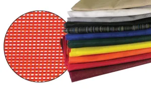 Heavy Duty Vinyl Coated Mesh Tarp - Yellow - 12 Foot x 16 Foot
