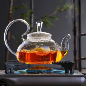 High Handle Glass Tea Kettle*