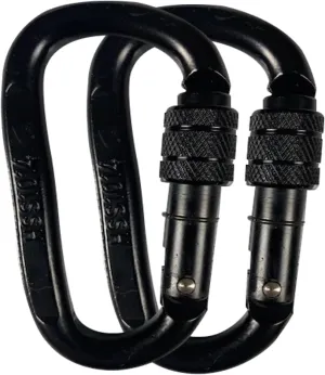 Hunter Safety Systems Recon Steel Carabiners - High-Strength, Easy-Locking, and Versatile Clips