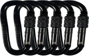 Hunter Safety Systems Recon Steel Carabiners - High-Strength, Easy-Locking, and Versatile Clips