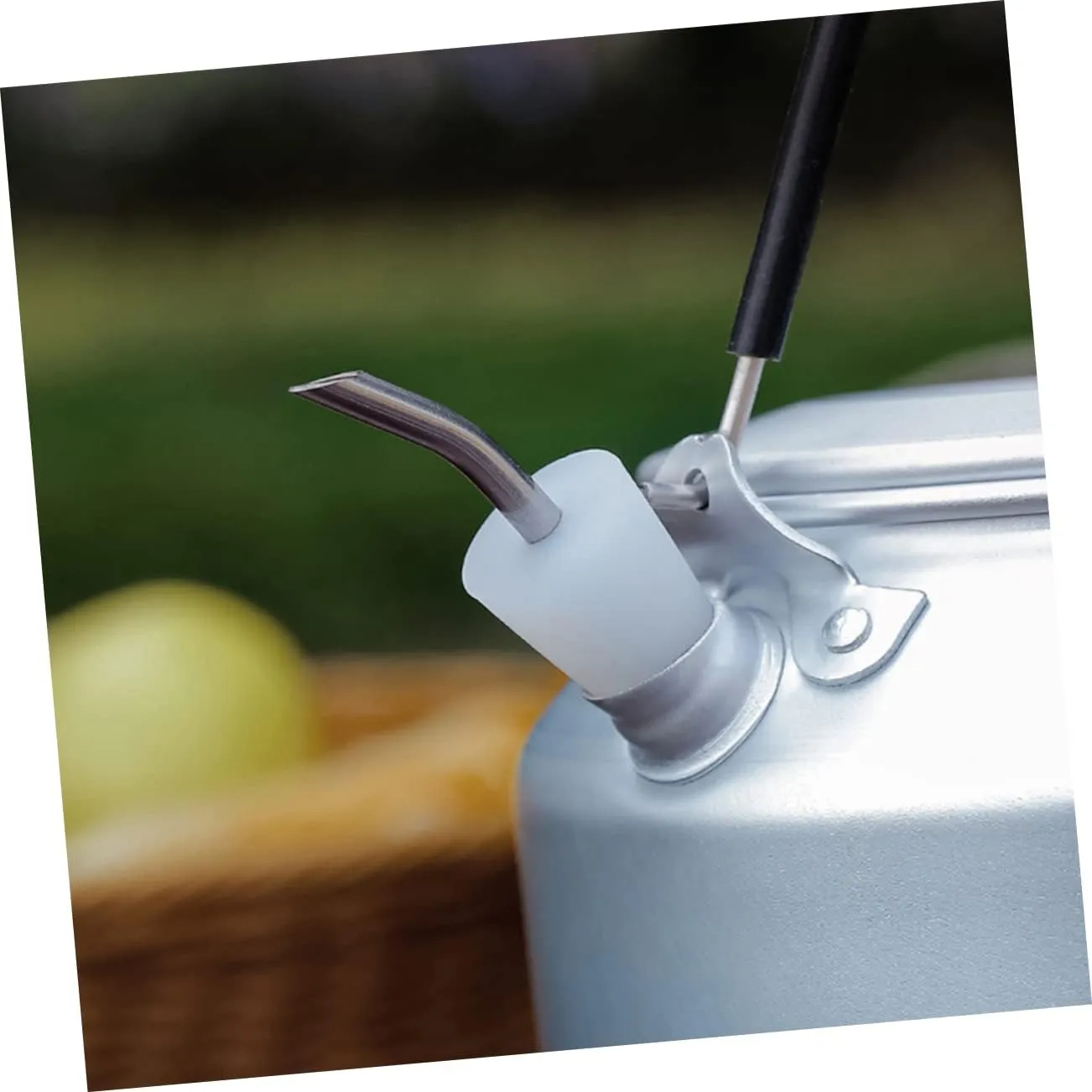 IMIKEYA 4pcs Stainless Steel Kettle Extension Spout Portable Pourer for Camping Outdoor Use Resistant Easy to Clean Design Compact Lightweight