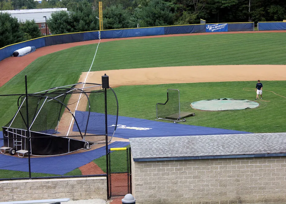 INFIELD STANDARD TRAPAZOID MESH BATTING PRACTICE TURF AND COLLAR PROTECTOR
