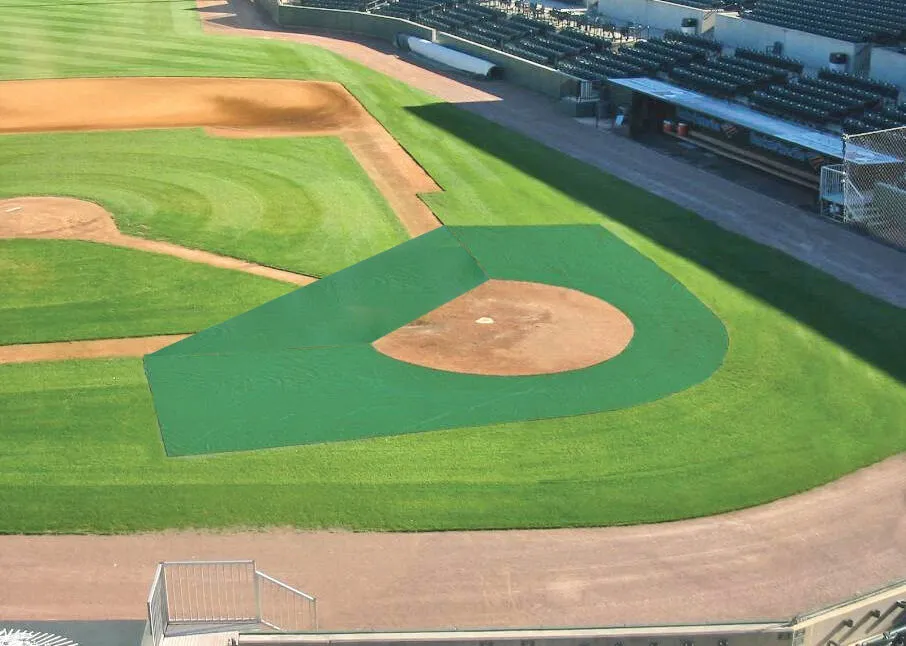 INFIELD STANDARD TRAPAZOID MESH BATTING PRACTICE TURF AND COLLAR PROTECTOR