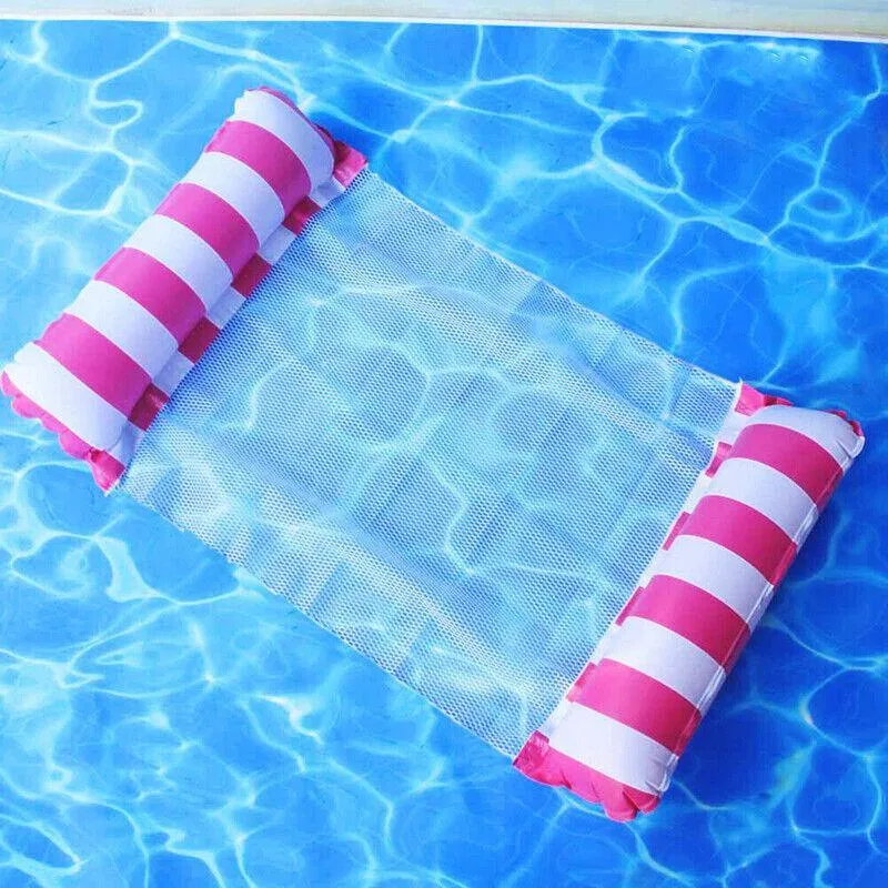 Inflatable Floating Water Hammock Float Pool Lounge Bed Sea Beach Swimming Chair