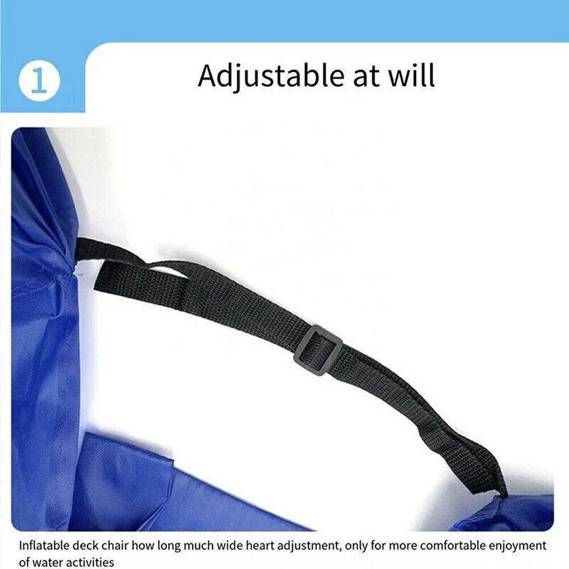 Inflatable Floating Water Hammock Float Pool Lounge Bed Sea Beach Swimming Chair