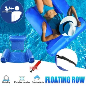 Inflatable Floating Water Hammock Float Pool Lounge Bed Sea Beach Swimming Chair