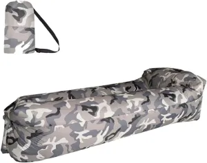 Inflatable Lounger Air Sofa Hammock, Inflatable Couch for Camping, Portable Waterproof Anti-Air Leaking Pouch Couch Air Chair for Outdoor, Beach, Hiking, Picnics, Music Festivals(Camouflage)